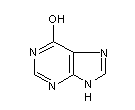 次黄嘌呤结构式