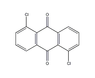 1,5-二氯蒽醌结构式